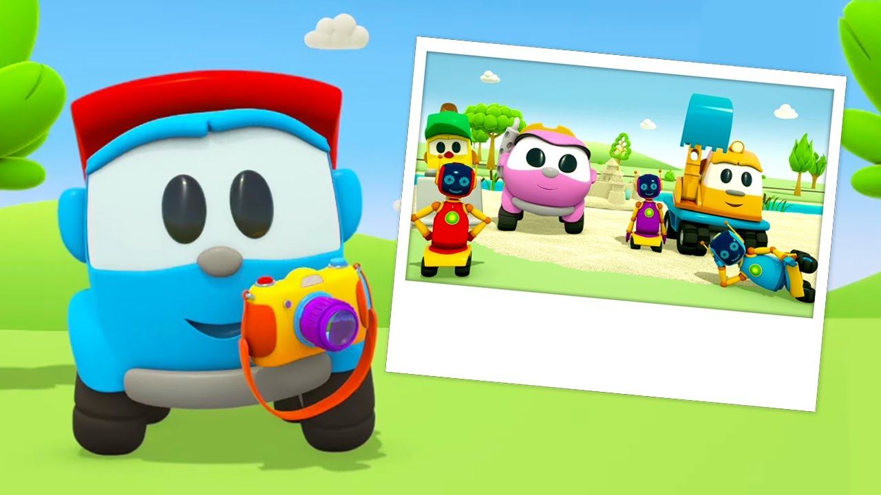 Развивающие мультики для малышей. Грузовичок Лева собирает фотокамеру и делает новую карусель смотреть онлайн