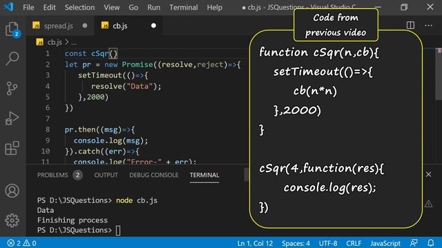 Node.js Tutorial #10 | Promise | Nirmal Joshi смотреть онлайн