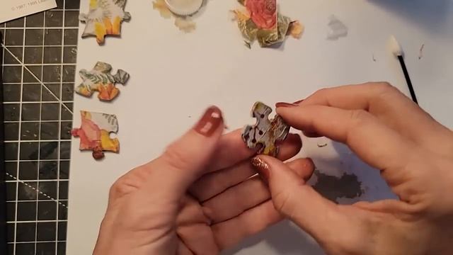 GOT PUZZLE PIECES? TIPS & TRICKS to Decorate for Junk journals! Tutorial! The Paper Outpost! :) смотреть онлайн
