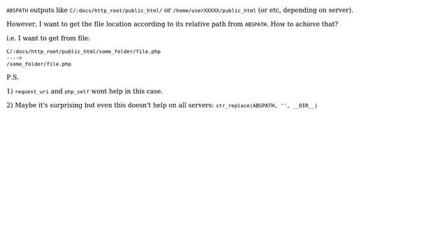 Wordpress: Is there RELATIVE_PATH, like ABSPATH (2 Solutions!!) смотреть онлайн