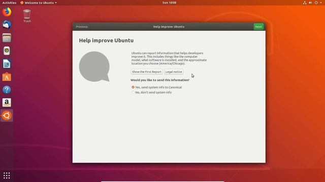 Ubuntu 18.04 "Full Installation" смотреть онлайн