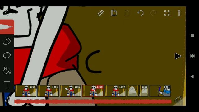 Drawing animation Dustbelief vs Dusttrust смотреть онлайн