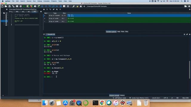 20 NumPy Reshaping Arrays смотреть онлайн
