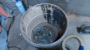 Самодельный строительный пылесос #2