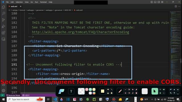 How to solve CORS issue in geoserver. смотреть онлайн