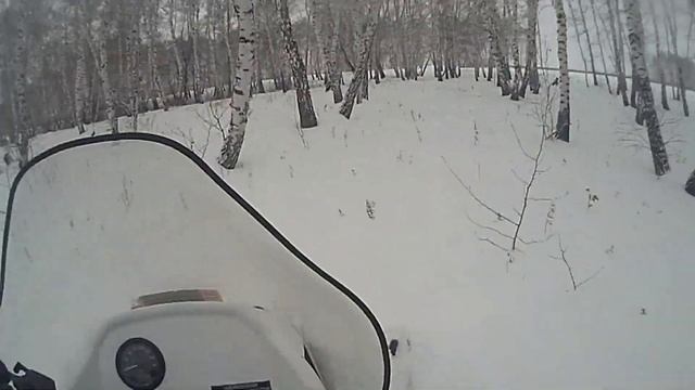 На снегоходе между берёз смотреть онлайн