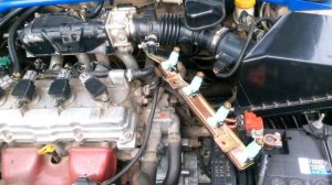 Ч.1ЗАМЕНА ТОПЛИВНЫХ ФОРСУНОК ОТ  ХУНДАЙ СОЛЯРИС НА Nissan Almera Classic (B10)
