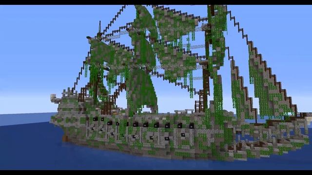 Minecraft FLYING DUTCHMAN - Pirates of Caribbean Showcase | Minecraft 1.16.4 смотреть онлайн