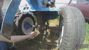 Как городской москвич менял колеса на мотоблоке Нева мб23