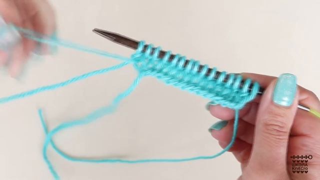 Необычная лицевая гладь