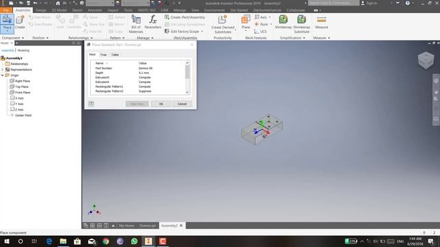 Dominoes Ala Elqahwa Using iPart - Autodesk Inventor - دومنيوز علي القهوة смотреть онлайн