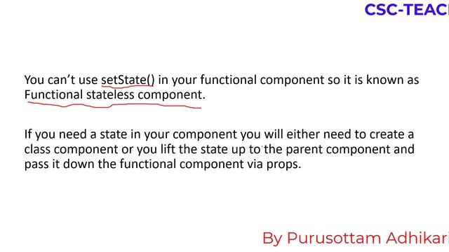 Functional Vs Class Component смотреть онлайн
