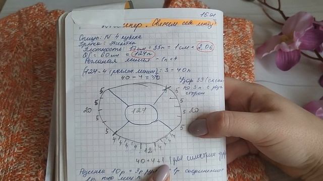 Футболка спицами "Рыжая красавица" / Мастер-класс простой футболки спицами /#3 смотреть онлайн