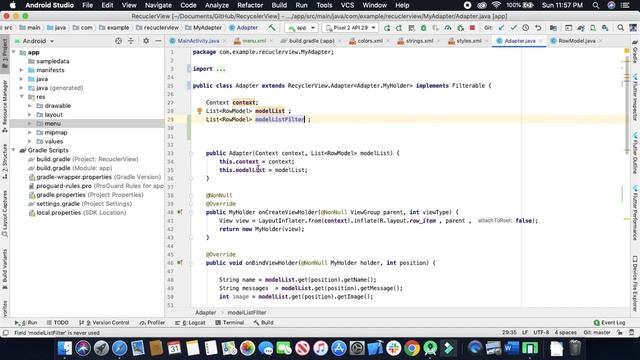 How to Filter a Recyclerview With Searchview - Android Studio Tutorial || 2020 смотреть онлайн
