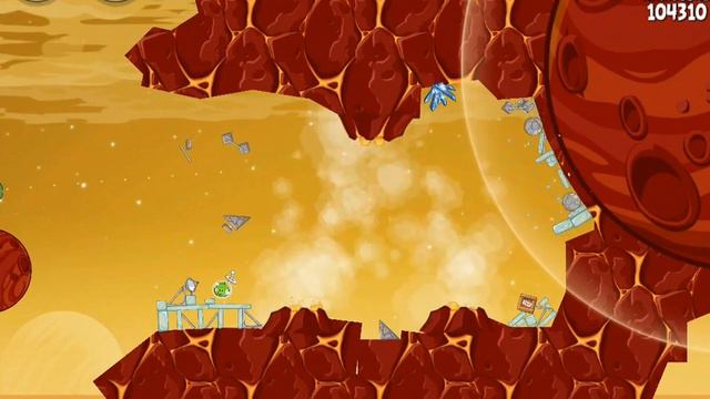 Angry Birds Space - Level 5-20 Red Planet 3 Star Walkthrough | WikiGameGuides смотреть онлайн