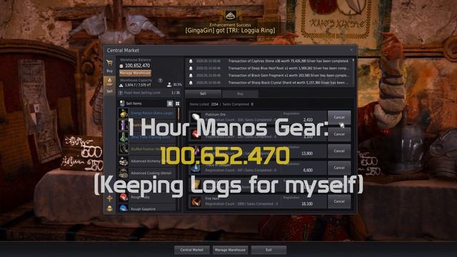 Part 58 | Loggia VS Manos Gathering | 847 vs 1240 Lumbering Mastery | Profit? | Daily Bdo Gatherer смотреть онлайн