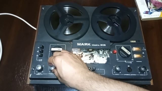 Магнитофон МАЯК-205. Обзор, испытание. смотреть онлайн