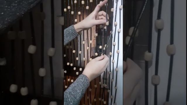 Бамбуковые шторы своими руками из бумаги смотреть онлайн