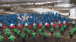 Флешмоб в День Республики Саха (Якутия)