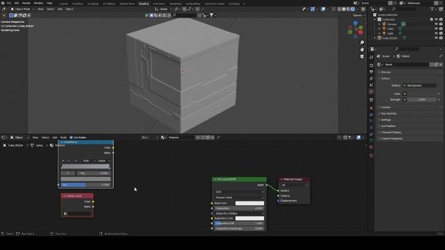 BLENDER: Vertex Colors are excellent for procedural materials! (Vertex Color Node Tutorial) смотреть онлайн