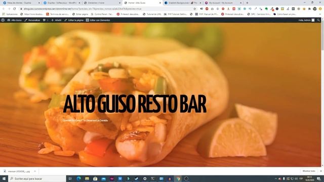 Cómo hacer tu WEB DE PEDIDOS ONLINE DE COMIDA ?? con WordPress смотреть онлайн