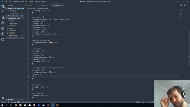 Recreating UI (HTML, CSS, JS) - Warhammer Figure Shop #2 смотреть онлайн