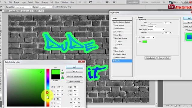 14 Adobe Photshop Cs4 Cs5 realistic graffiti text effect tutorial HD [rfactorrocks] смотреть онлайн