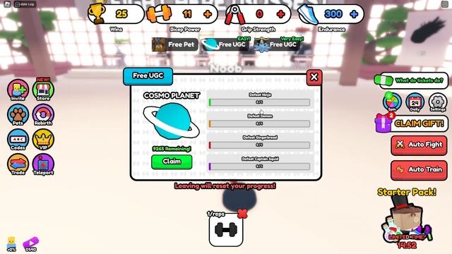 FREE UGC How To GET THE Cosmo Planet In Roblox Tug Of War Simulator! FREE UGC LIMITED смотреть онлайн