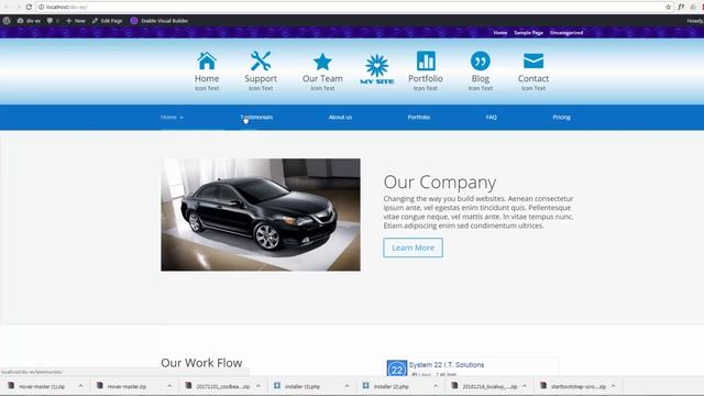 Advanced css styling 1 WordPress, Bootstrap and HTML смотреть онлайн
