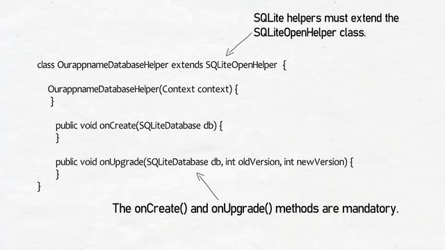 #36 Android SQLite Part 3 | Creating the SQLite helper in Android | SQLiteHelper animated tutorial смотреть онлайн