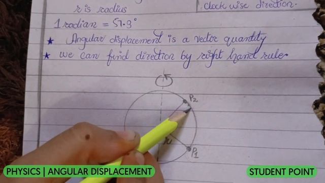 Angular Displacement | What is Angular Displacment | Physics by Student Point смотреть онлайн