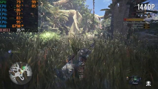 Monster Hunter: World - GTX 1060 6GB - i5 7500 - 16GB RAM - 1080p - 1440p - 4K смотреть онлайн