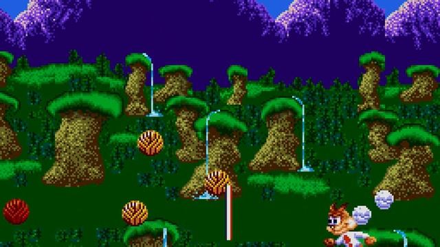 Bubsy Two-Fur first zone gameplay смотреть онлайн