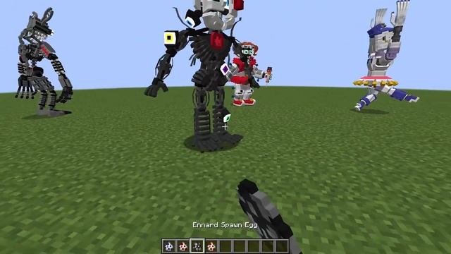 FNaF's UNIVERSE & FANVERSE MOD in Minecraft смотреть онлайн