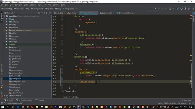 Realtime earch with debounce function part - 42 смотреть онлайн