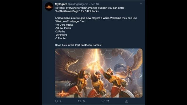 Mythgard free 25 packs from promotion codes! смотреть онлайн