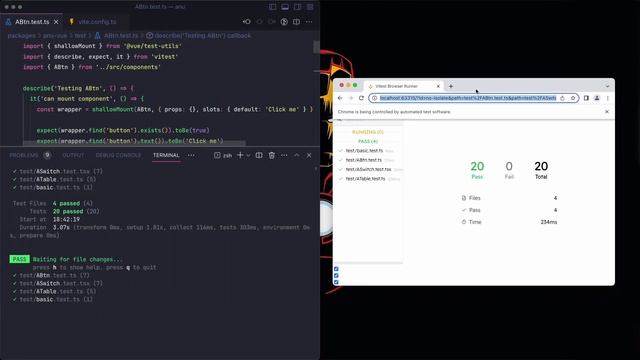 Vitest - Browser mode with instant feedback like HMR смотреть онлайн