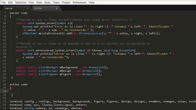 Tutorial JFlex y Cup [Windows/linux] Cómo generar analizadores léxicos y sintácticos en Java 8 смотреть онлайн