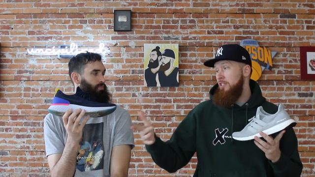 NIKE EPIC REACT FLYKNIT VS ADIDAS ULTRABOOST! WHICH IS BETTER?! смотреть онлайн