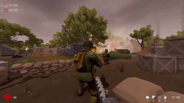 Brass Brigade - Omaha Beach D-Day Gameplay смотреть онлайн