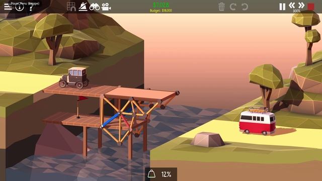 3 Solutions 3-13 Diagonal Elevator [Poly Bridge 2] смотреть онлайн