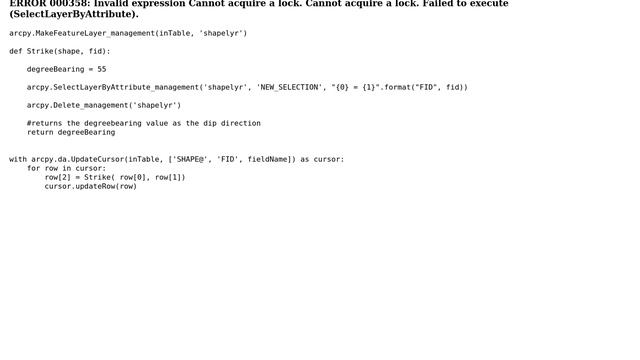 GIS: SQL query new feature within definition within loop of cursor смотреть онлайн