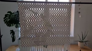 Как сплести ковер макраме