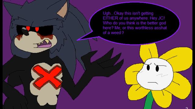 "Sonic.exe vs Flowey the Flower" - Crossover Creepypasta/Undertale Comic Dub (NSFW WARNING) смотреть онлайн