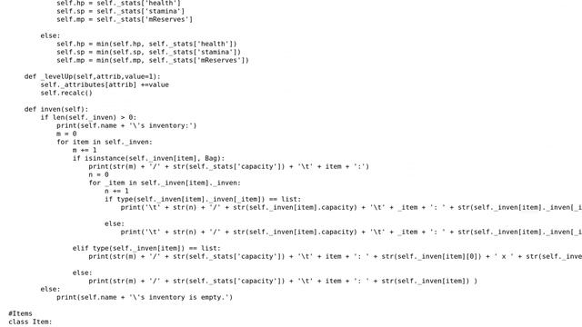 Code Review: In-Progress Unnamed "D&D" Style Game (Python 3.5) смотреть онлайн