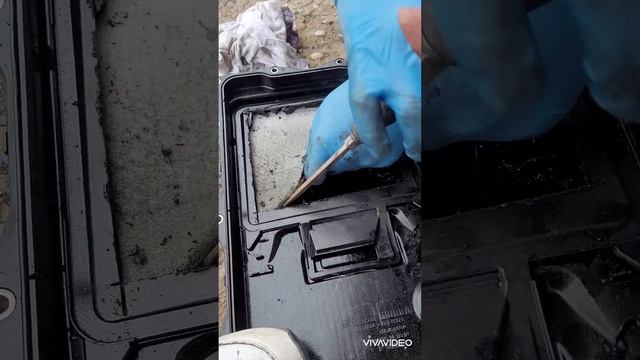 ZF8HP oil pan cutting after oil change on 97tkm смотреть онлайн