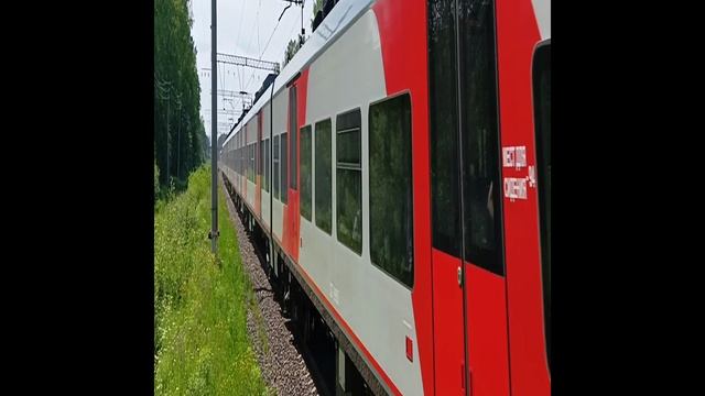 ЭС2Г-099 Ласточка с Пригроодный Поезд Санкт-Петербург Главный Волховстрой О П Михайловская смотреть онлайн