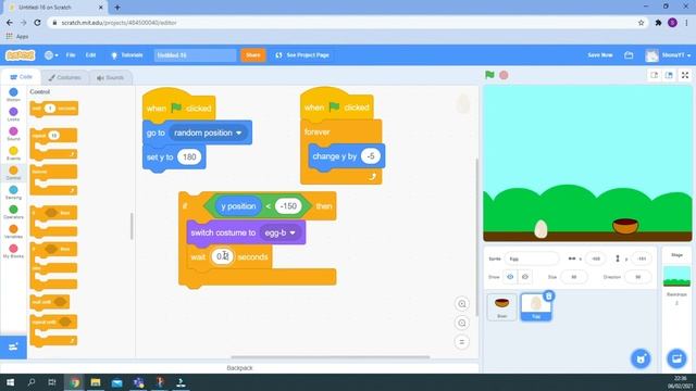 How to make a Catch Game in Scratch 3 | Scratch Game Tutorial смотреть онлайн