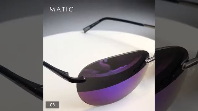 Matic driver коричневые поляризованные солнцезащитные очки авиаторы без оправы для мужчин вождения смотреть онлайн