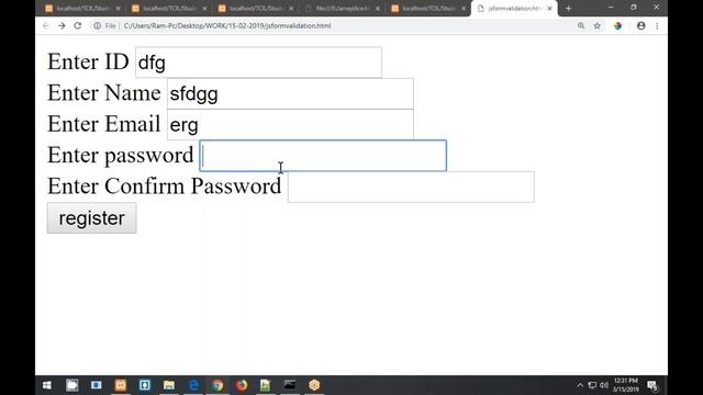 JS form validation class on 15 03 2019 смотреть онлайн